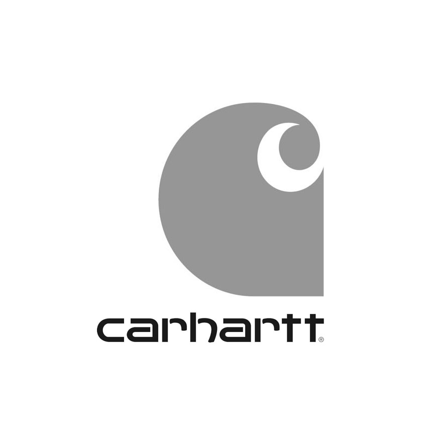 Carhartt logo in greyscale