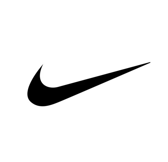 Black Nike Swoosh logo